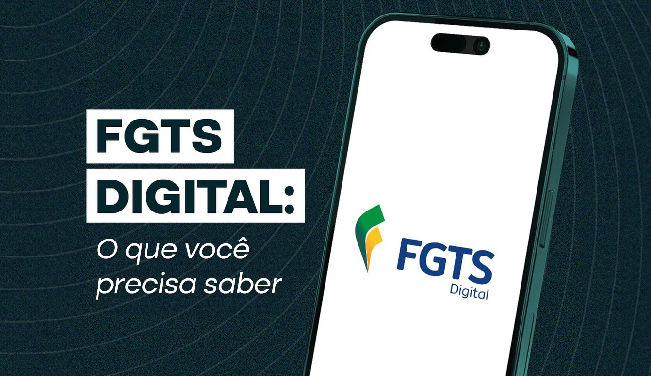 smartphone con el logo fgts digital